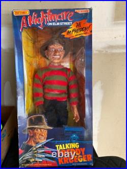 Vintage 18 Freddy Krueger Nightmare On Elm Street Pull String Talking Doll 1989