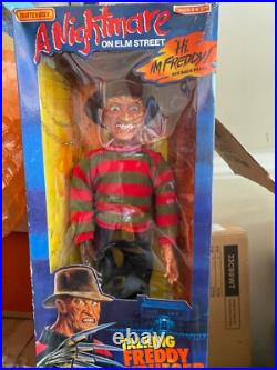 Vintage 18 Freddy Krueger Nightmare On Elm Street Pull String Talking Doll 1989