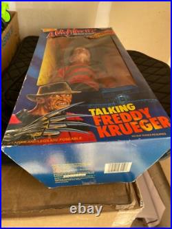 Vintage 18 Freddy Krueger Nightmare On Elm Street Pull String Talking Doll 1989