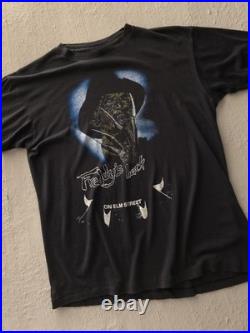 Vintage 1980s Nightmare On Elm Street 2 Freddy Krueger Horror Black T-shirt M Vintage 1980s Nightmare On Elm Street 2 Freddy Krueger Horror Black T-shirt M