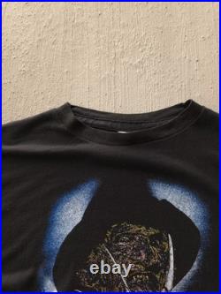 Vintage 1980s Nightmare On Elm Street 2 Freddy Krueger Horror Black T-shirt M Vintage 1980s Nightmare On Elm Street 2 Freddy Krueger Horror Black T-shirt M