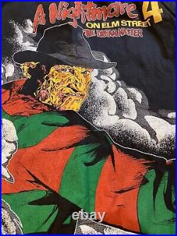 Vintage 1984 Nightmare On Elm Street 4 Dream Master Shirt Freddy Krueger sz L