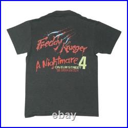 Vintage 1988 Nightmare On Elm Street 4 Shirt Size Medium