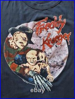 Vintage 1989 A Nightmare On Elm Street 5 Promo T Shirt Size M/XL Freddy Krueger