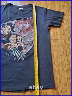 Vintage 1989 A Nightmare On Elm Street 5 Promo T Shirt Size M/XL Freddy Krueger