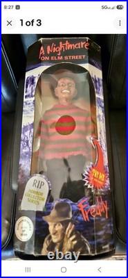 Vintage 1994 Nightmare On Elm Street Talking Freddy Krueger Doll Nib