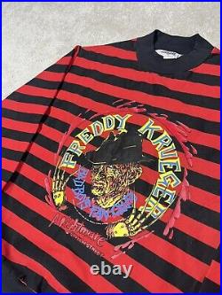 Vintage 80s Freddy Krueger Bad Boys Fan Club Nightmare On Elm Street Sweatshirt