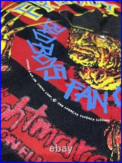 Vintage 80s Freddy Krueger Bad Boys Fan Club Nightmare On Elm Street Sweatshirt