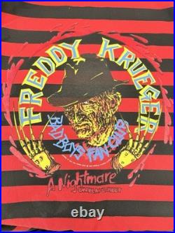 Vintage 80s Freddy Krueger Nightmare on Elm Street Fan Club Sweater RARE