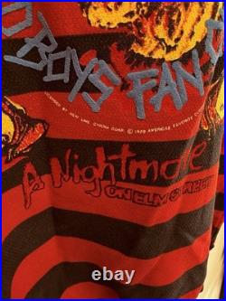 Vintage 80s Freddy Krueger Nightmare on Elm Street Fan Club Sweater RARE