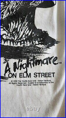 Vintage 90s Freddy Krueger A Nightmare On Elm Street Movie Promo Horror RARE