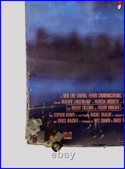 Vintage A Nightmare On Elm Street 3 Dream Warriors Poster 24x40 Rare Promo