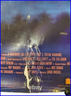 Vintage A Nightmare On Elm Street 3 Dream Warriors Poster 24x40 Rare Promo