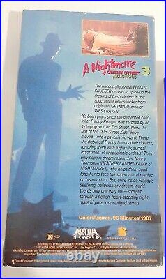 Vintage A Nightmare On Elm Street 3 Dream Warriors (beta) Rare Htf Horror. Vhs