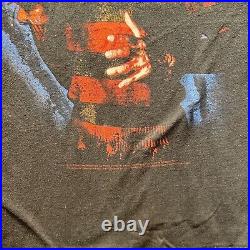 Vintage Freddy Kreuger Shirt Adult Large Black Nightmare On Elm Street 2002 Y2K