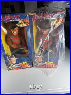 Vintage Matchbox Talking Freddy Krueger 2 Figure Lot A Nightmare on Elm Street