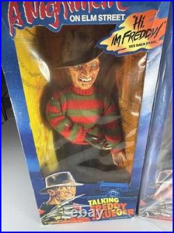 Vintage Matchbox Talking Freddy Krueger 2 Figure Lot A Nightmare on Elm Street