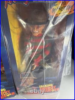 Vintage Matchbox Talking Freddy Krueger 2 Figure Lot A Nightmare on Elm Street