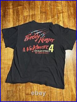 Vintage NIGHTMARE ON ELM STREET 4 DREAM MASTER T-Shirt ORIGINAL VERY RARE