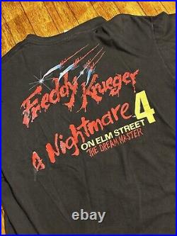 Vintage NIGHTMARE ON ELM STREET 4 DREAM MASTER T-Shirt ORIGINAL VERY RARE