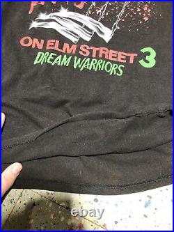 Vintage Nightmare On Elm Street Freddie Krueger T Shirts Size Medium Horror 80s