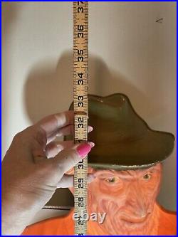 Vintage Nightmare On Elm Street Freddy Krueger Light Up Wall Hang 3 D RARE Vintage Nightmare On Elm Street Freddy Krueger Light Up Wall Hang 3 D RARE