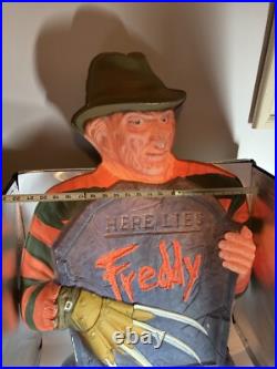 Vintage Nightmare On Elm Street Freddy Krueger Light Up Wall Hang 3 D RARE Vintage Nightmare On Elm Street Freddy Krueger Light Up Wall Hang 3 D RARE