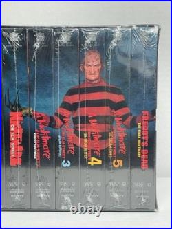 Vintage Nightmare On Elm Street Sealed VHS Boxset Freddy Krueger NOS RARE NOES