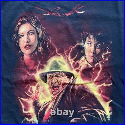 Vintage Nightmare on Elm Street Freddy Krueger Horror Movie Graphic Shirt Vintage Nightmare on Elm Street Freddy Krueger Horror Movie Graphic Shirt