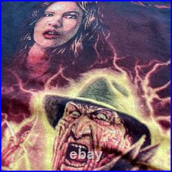 Vintage Nightmare on Elm Street Freddy Krueger Horror Movie Graphic Shirt Vintage Nightmare on Elm Street Freddy Krueger Horror Movie Graphic Shirt