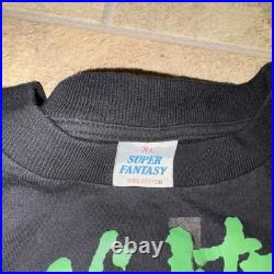 Vintage Super Fantasy A Nightmare On Elm Street Black T-shirt Size XL 80s