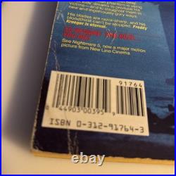 Vintage The Nightmares On Elm Street By Joseph Locke 1989 Paperback