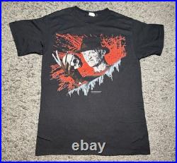 Vtg 80s Freddy Krueger Movie Promo Horror Tee Shirt Nightmare Elm Street 3