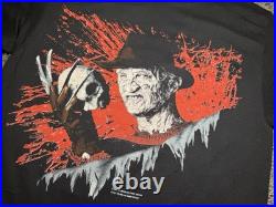 Vtg 80s Freddy Krueger Movie Promo Horror Tee Shirt Nightmare Elm Street 3