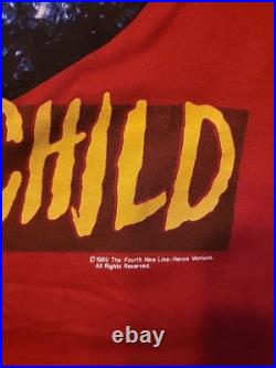 Vtg Freddy. K 1989 A Nightmare On Elm Street 5 Double Sided Graphic t-Shirt L