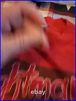 Vtg Freddy. K 1989 A Nightmare On Elm Street 5 Double Sided Graphic t-Shirt L
