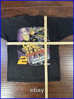 Vtg Freddy Krueger Nightmare Elm Street NASCAR T Shirt Tee Rusty Wallace XL 1995