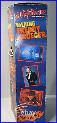Vtg Matchbox A Nightmare on Elm Street FREDDY KRUEGER 1989 Talking Doll in Box