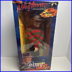WORKS! 1989 MATCHBOX Nightmare on Elm Street FREDDY KRUEGER Talking Doll NEW
