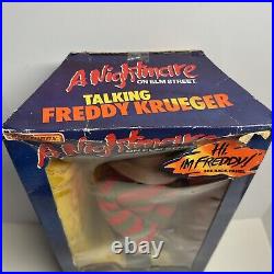 WORKS! 1989 MATCHBOX Nightmare on Elm Street FREDDY KRUEGER Talking Doll NEW