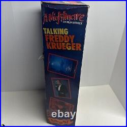 WORKS! 1989 MATCHBOX Nightmare on Elm Street FREDDY KRUEGER Talking Doll NEW