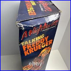 WORKS! 1989 MATCHBOX Nightmare on Elm Street FREDDY KRUEGER Talking Doll NEW