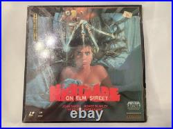 Wes Cravens A Nightmare on Elm Street Laserdisc With Rare MHE Cover Art